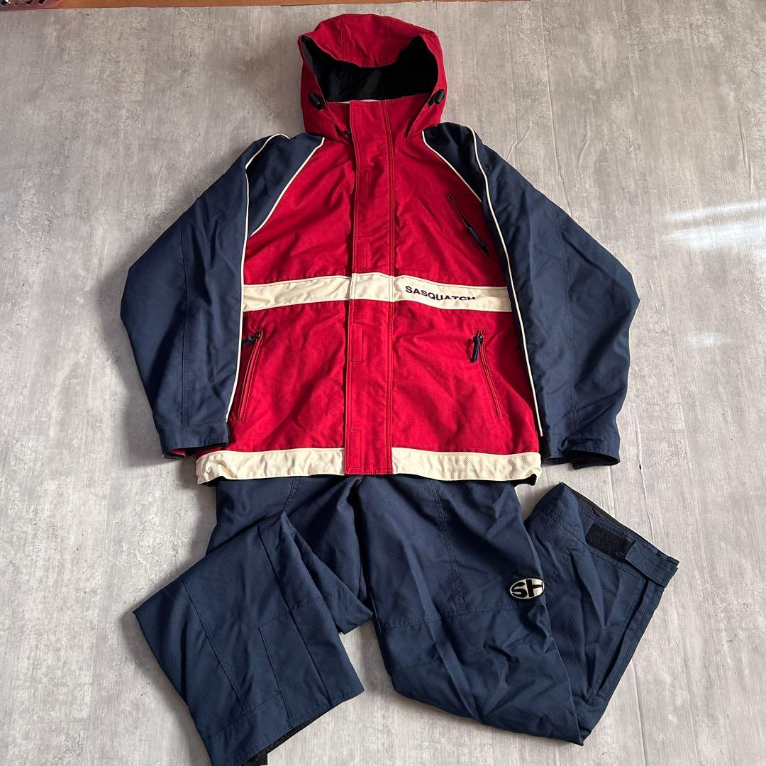 Z180【良品】スキーウェア 上下セット メンズ XL ゆったり ユニセックス