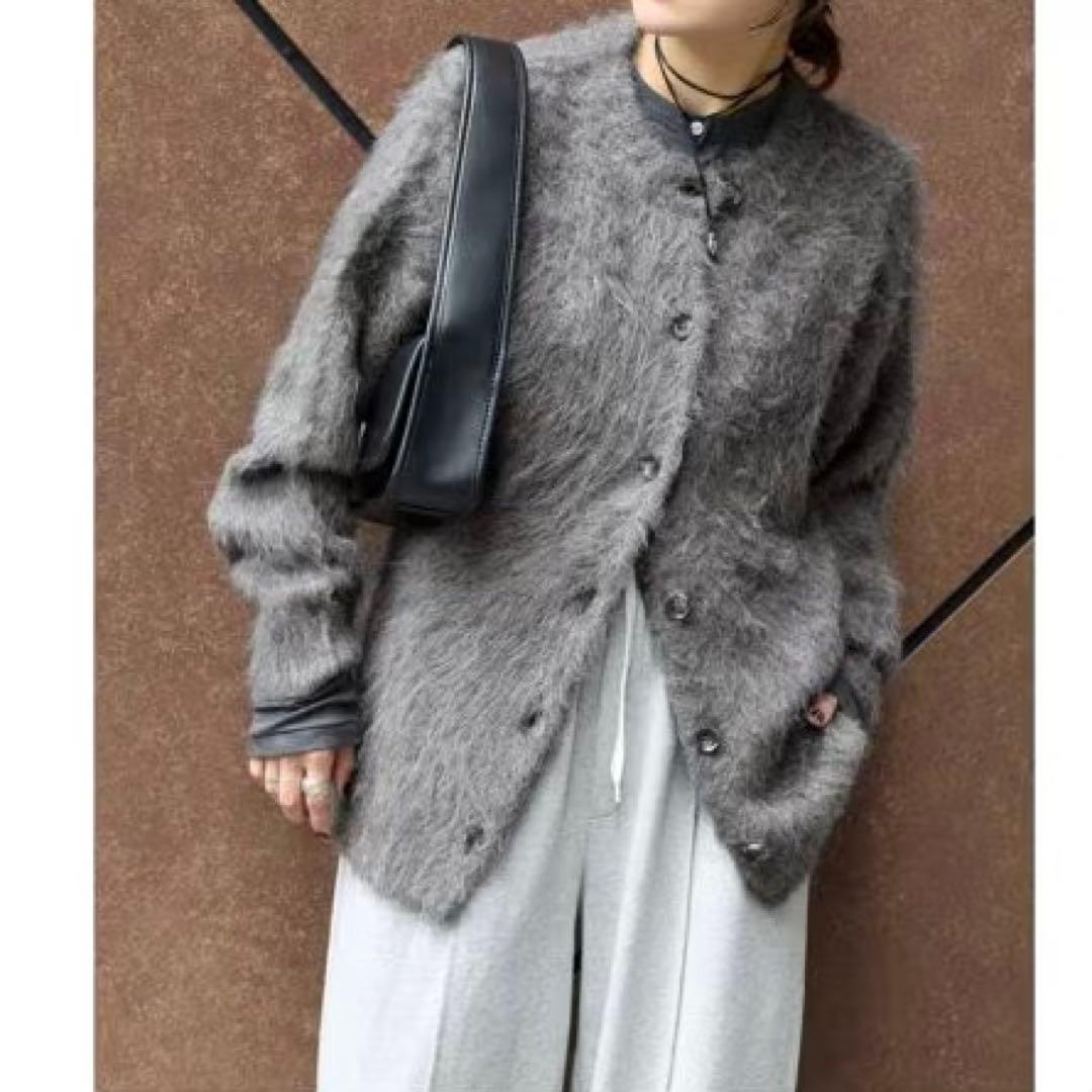 acco様　ジャーナルスタンダード 美品 シャギーニット カーディガン 24AW