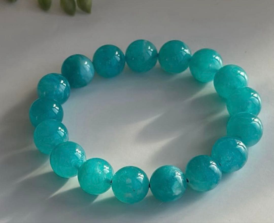アイスアマゾナイト12mmブレスレット