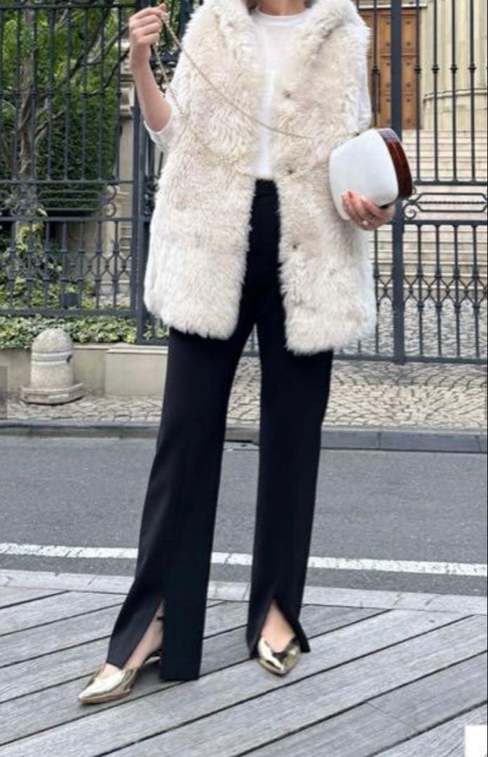 セール　ウィムガゼット　フーデッドファージレ　エクリュ