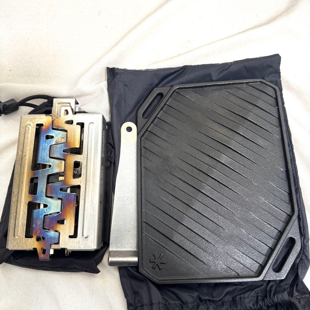 スノーピーク ギガパワーストーブ レクタ グリドル セット  peak