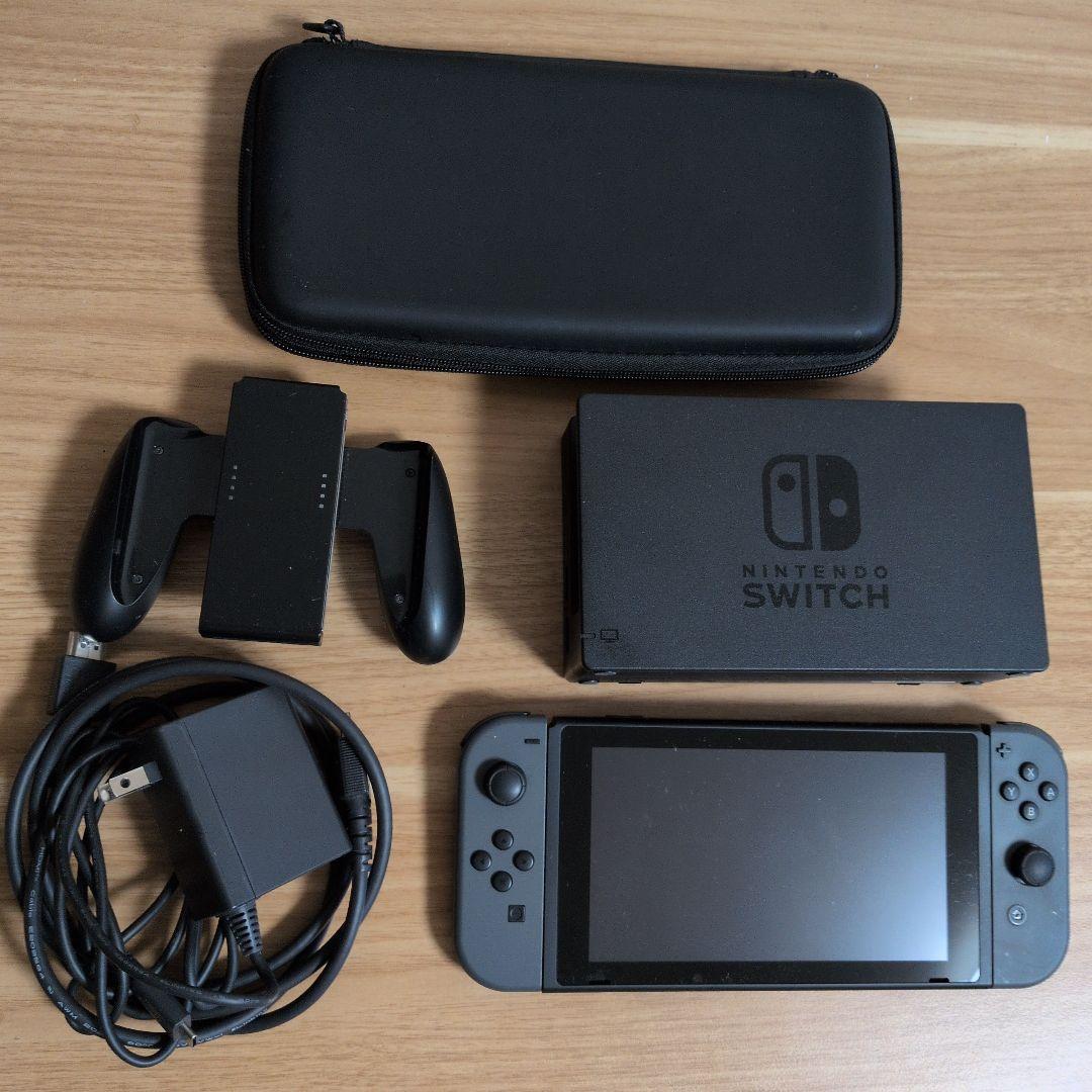 Nintendo Switch 本体 グレー および 付属品