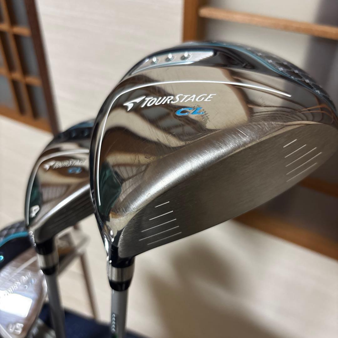 ツアーステージレディースクラブ8本初心者セットゴルフバック付き