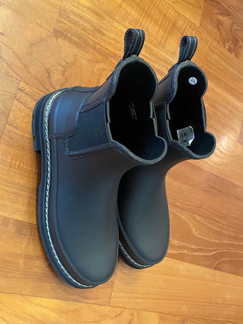 HUNTER レインブーツブラック UK6