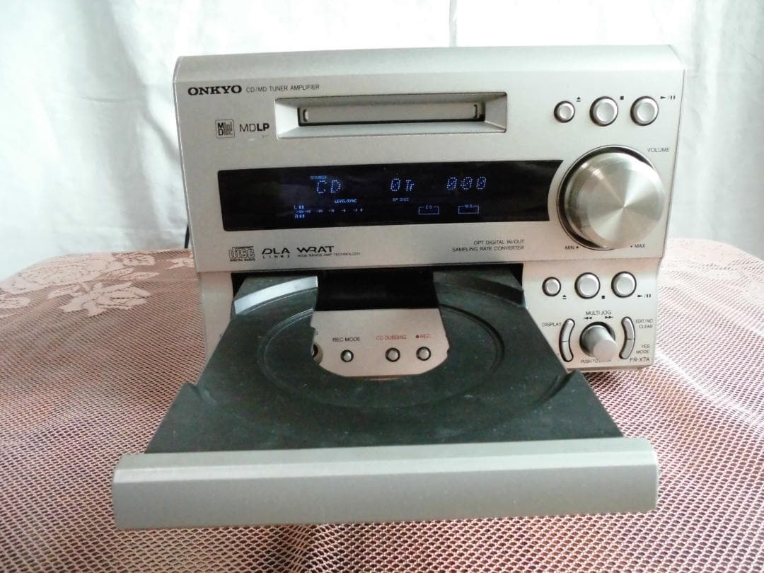 ONKYO　FR－SX7A　ミニコンポ　スピーカー付き　リモコン・取扱説明書付き