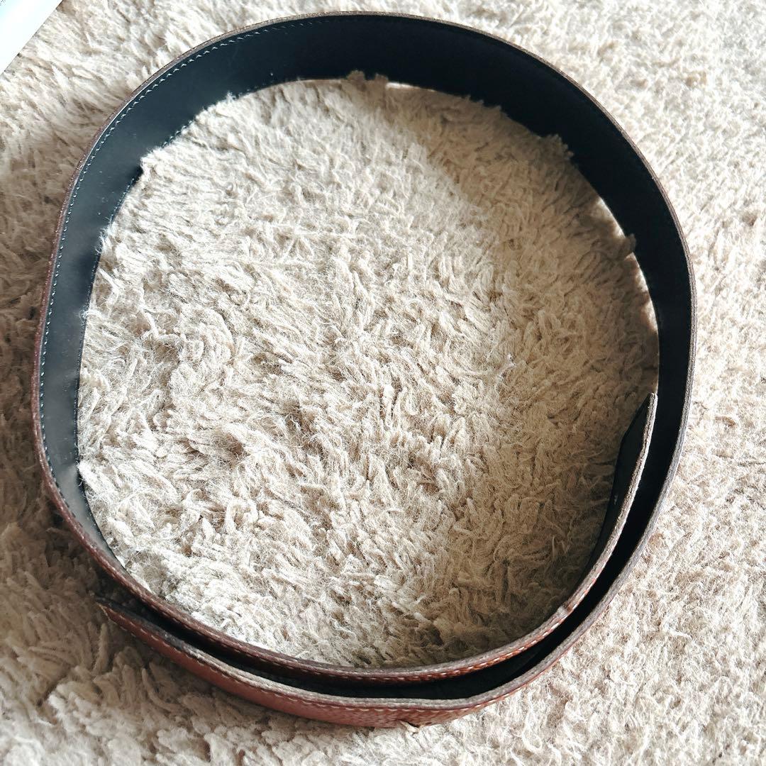 Mikaaa♡•*¨*•.¸♬︎HERMES ブラウンレザーベルト