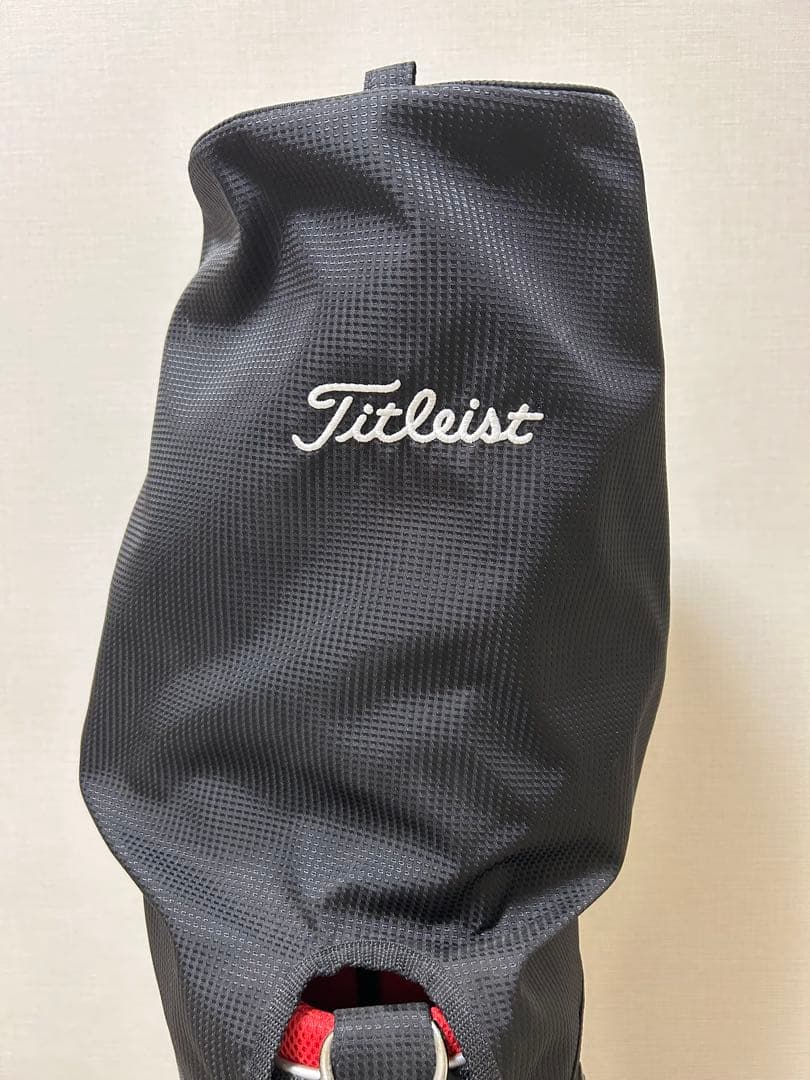 Titleist ゴルフバッグ・キャディバッグ 黒/赤