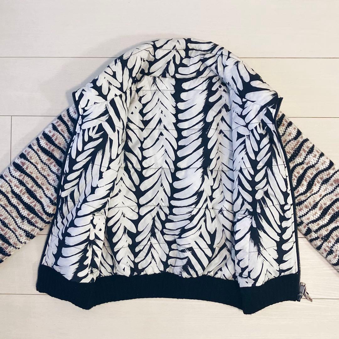 MISSONI ミッソーニ　リバーシブル ブルゾン　ジャケット ニット　40