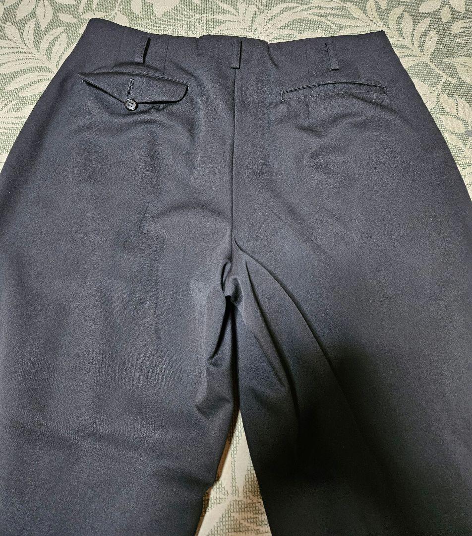 コムデギャルソン　オム　プリュスウールギャバジン 2タックパンツ