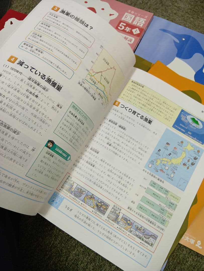 四谷大塚 予習シリーズ5年 国算理社　上下　中古　2023年版