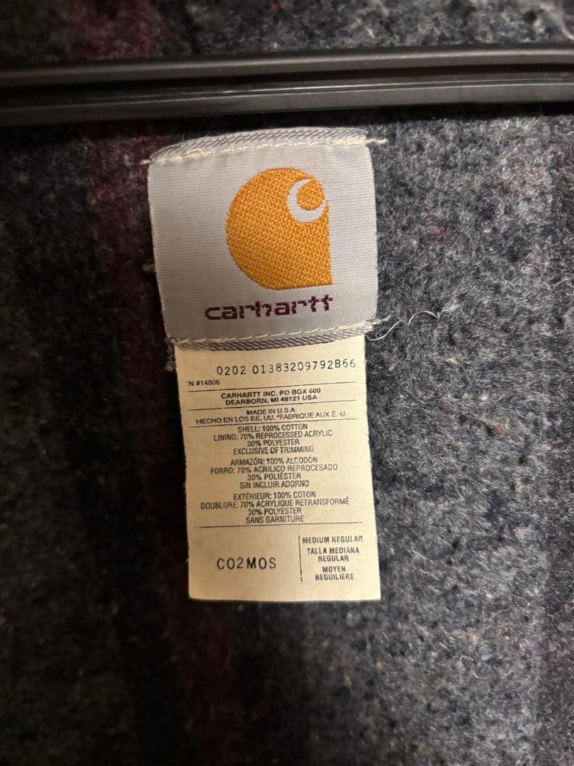 カーハート　ダックジャケット　チョアコート　MOS ダークグリーン