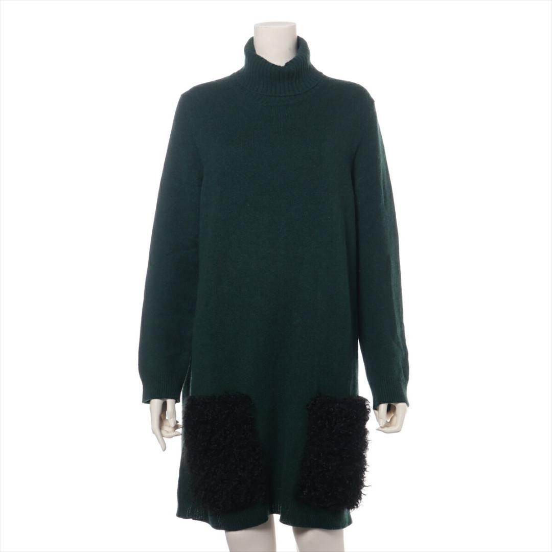 【美品】LV ルイヴィトン　カシミヤ100%　ニット　ハイネック　ワンピース