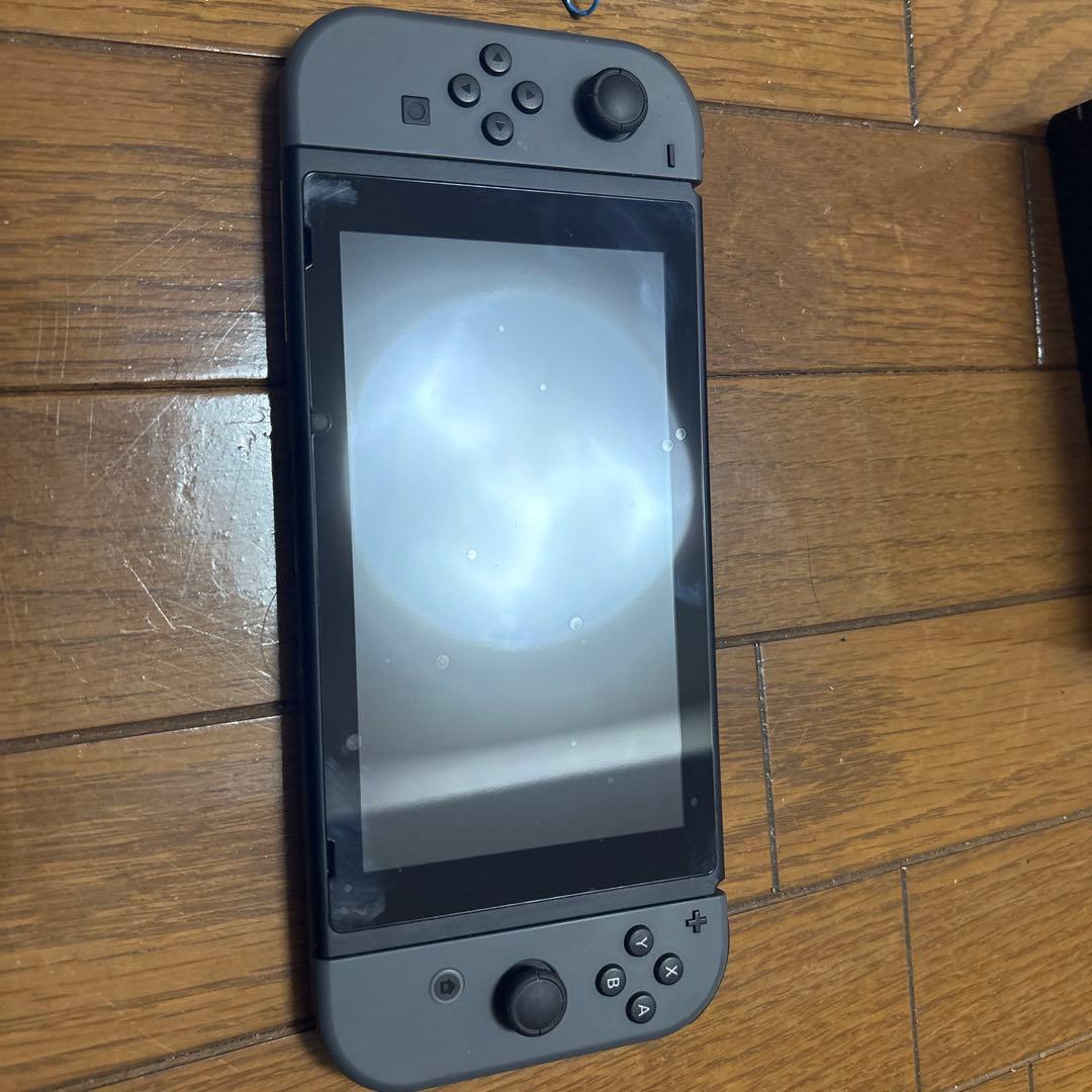 Nintendo Switchグレー 本体、大乱カセット、SDカード、付属品全部