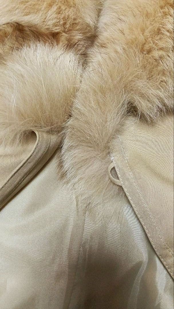 ひまわり　岐阜毛被 リアルファーライナー付 トレンチコート 13号