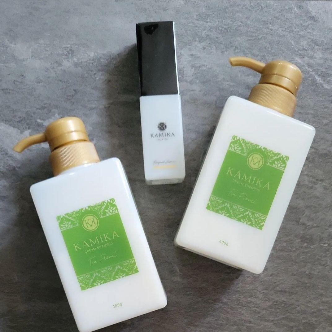 【新品】KAMIKA クリームシャンプー ヘアオイル　セット売り