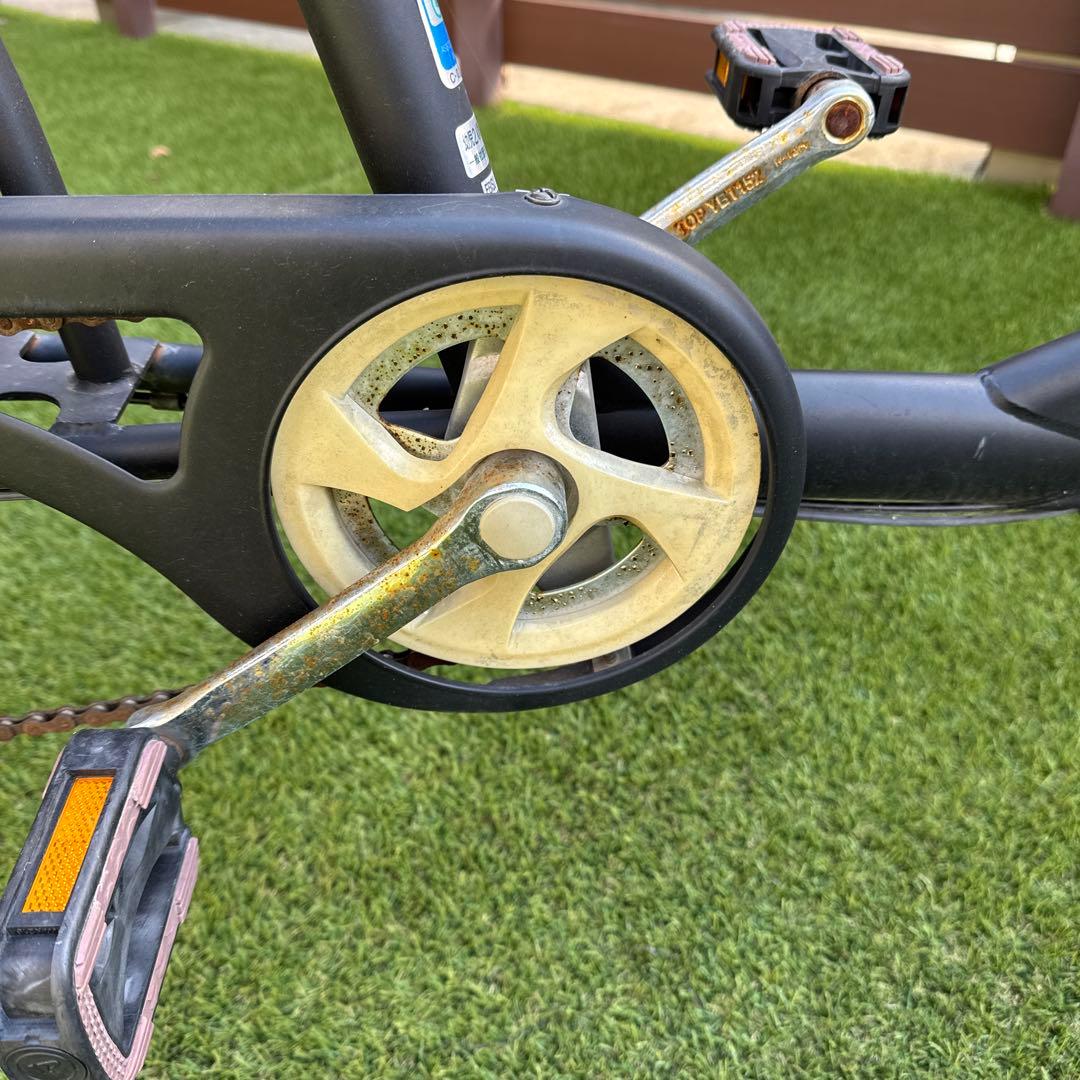 パテオ シティサイクル チャイルドシート付き ブラック