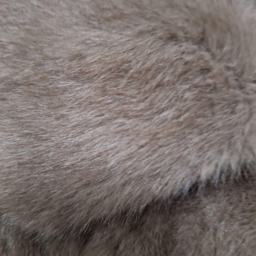 新品極美品可愛い❤ミンク 80％カシミヤ20％ファーコート 毛皮 厚手 イタリア