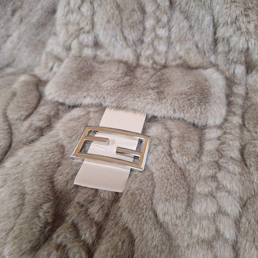 新品極美品可愛い❤ミンク 80％カシミヤ20％ファーコート 毛皮 厚手 イタリア