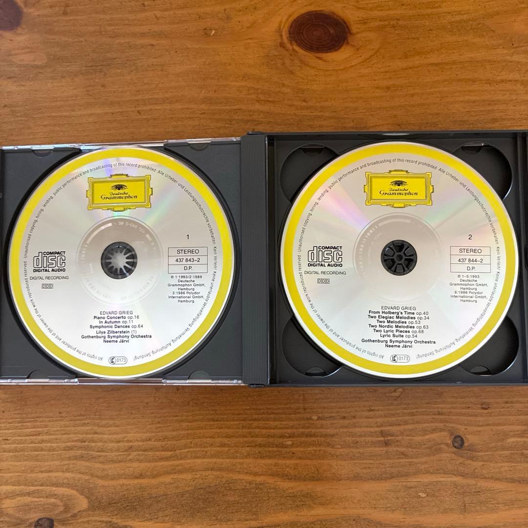 グリーグ：管弦楽を伴う作品全集　ネーメ・ヤルヴィ/エーテボリ響　独盤6CD