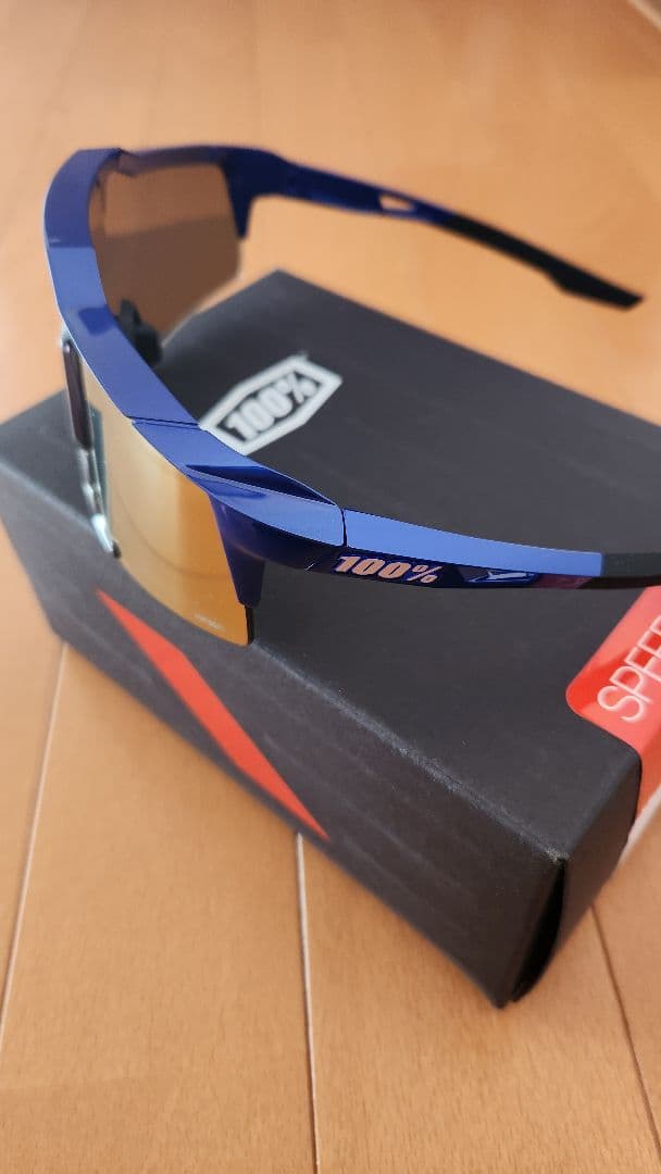 100％ サングラス スピードクラフト Gloss Cobalt Blue