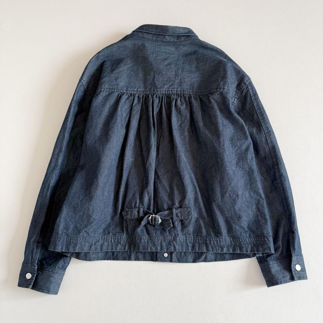 美品　パラスパレス　デニムジャケット　インディゴ　ムラ糸ダンガリー　完売品