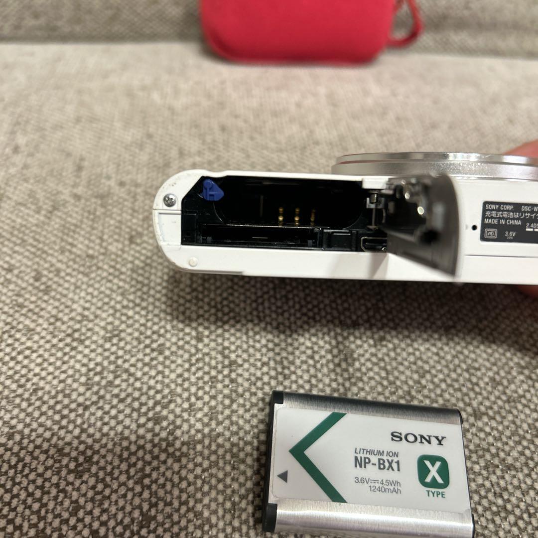 【美品】 SONY Cyber-shot ホワイト DSC-WX300 おまけ付