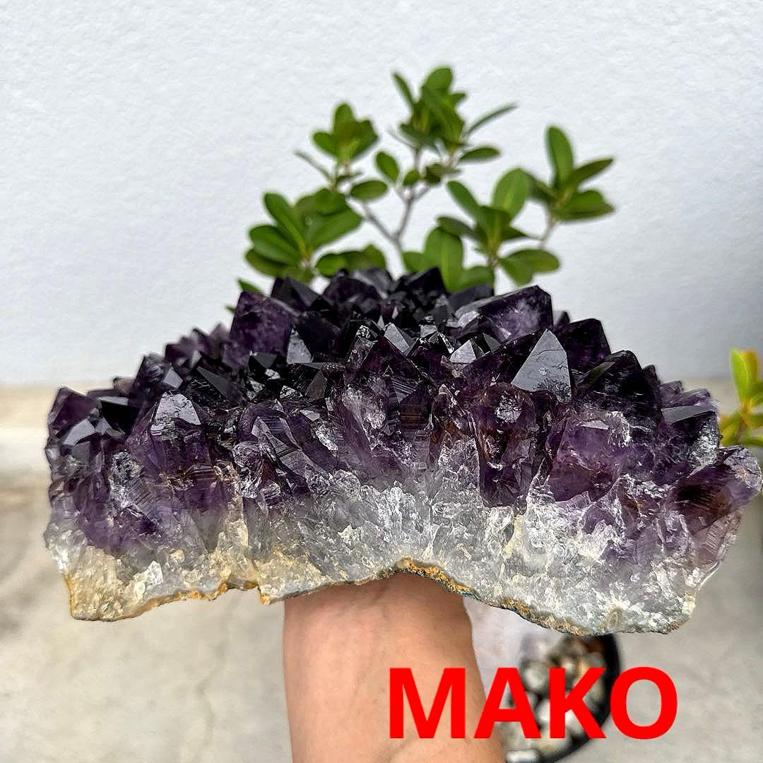 M1834☆アメジストクラスター4.8Kg☆ブラジル産☆天然石☆N51014