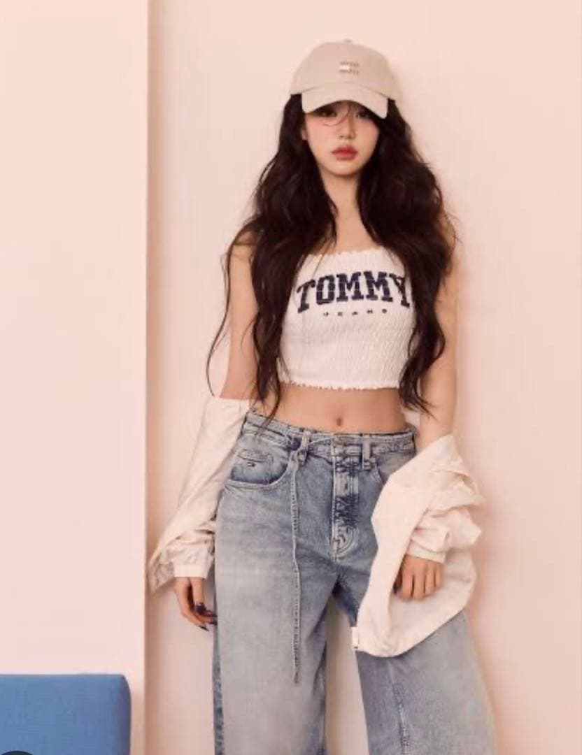 ウォニョン着用　スモックバーシティブラレット　ホワイト　XS 新品未使用タグ付き