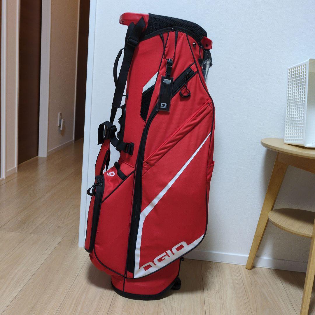 カリメロ　超美品　OGIO ゴルフ　キャディバッグ レッド　スタンド