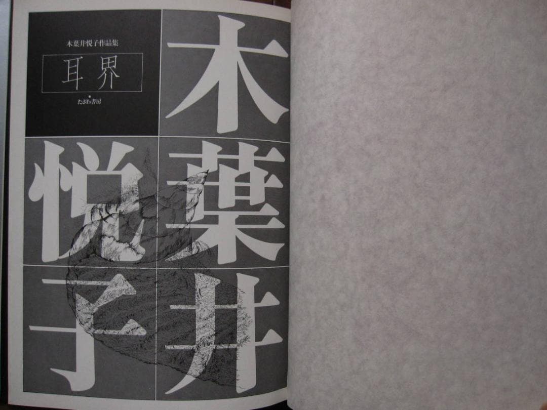 木葉井悦子　耳界　帯付き