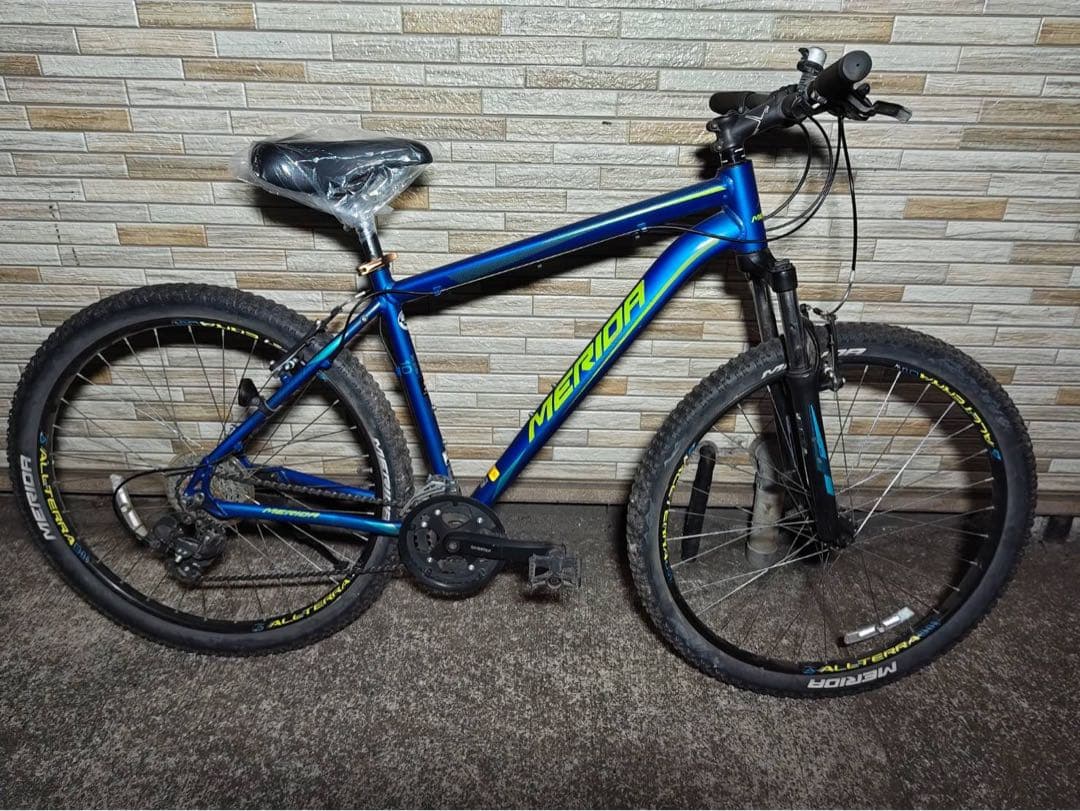 引取限定 中古 メリダ MTB 3×8段変速 470MM 軽整備済 防犯登録