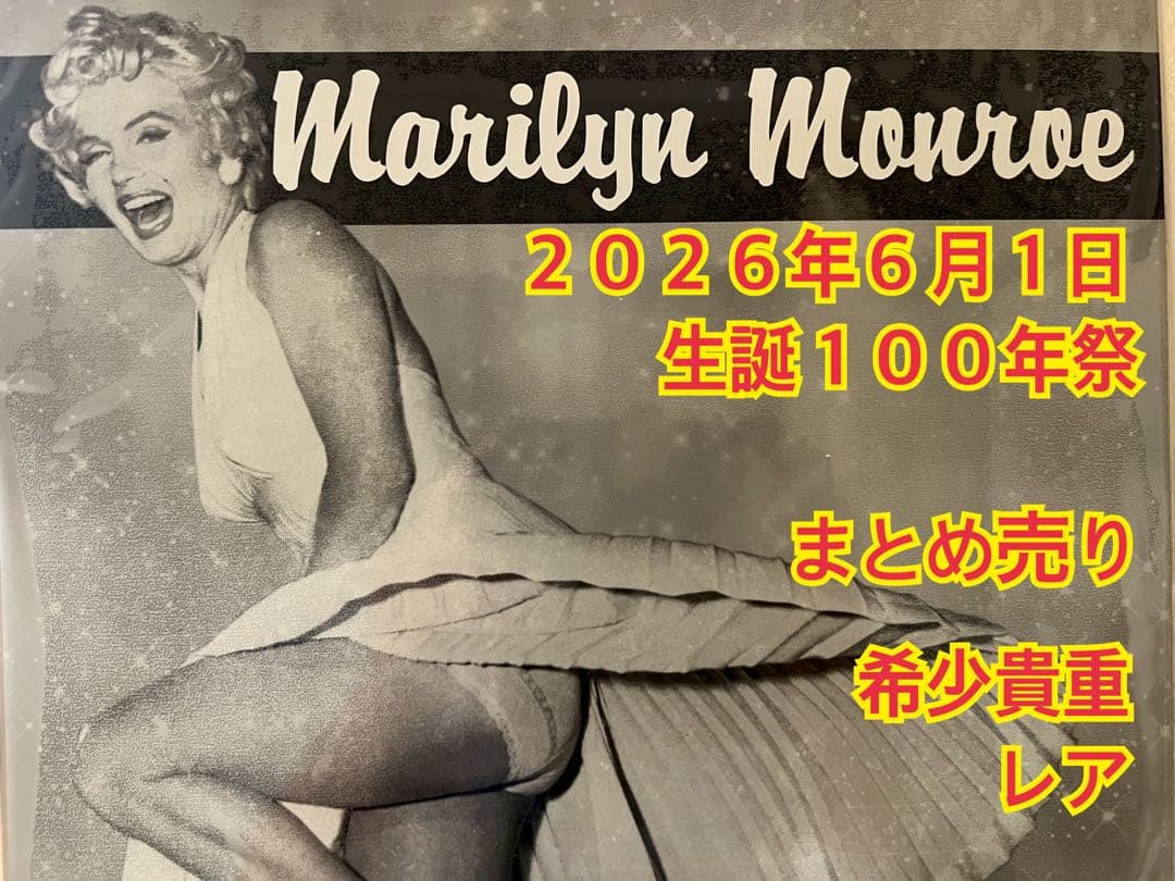 マリリンモンロー生誕100年写真ＤＶＤパズルＣＤブリキマドンナ竹内まりやユーミン