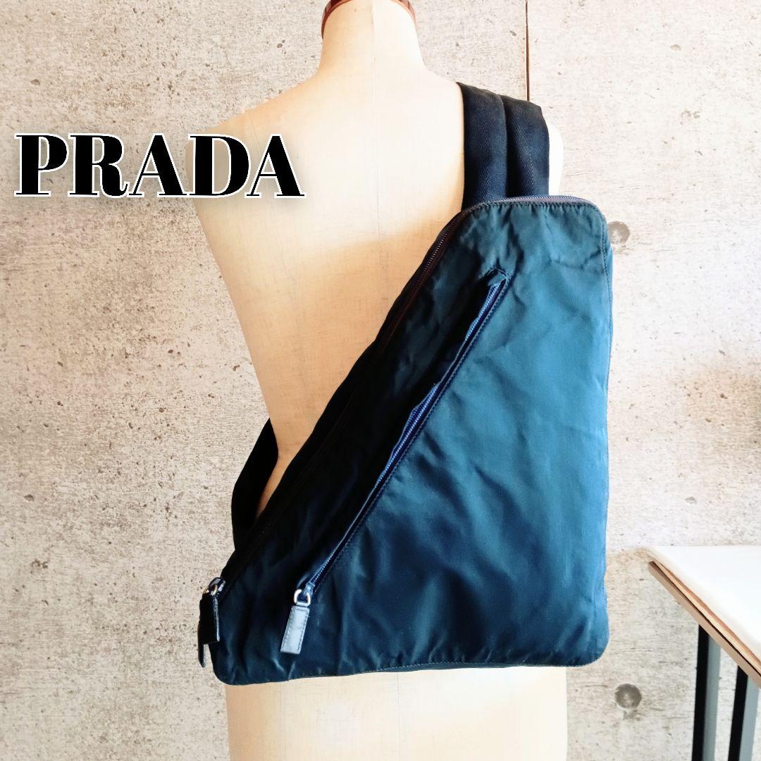 良品 プラダ 99s アーカイブ ショルダー ボディバッグ レディース メンズ