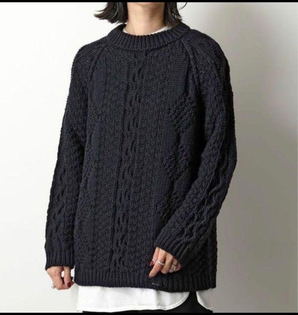 【良品】21AW Martin Margiela ダメージアランニット