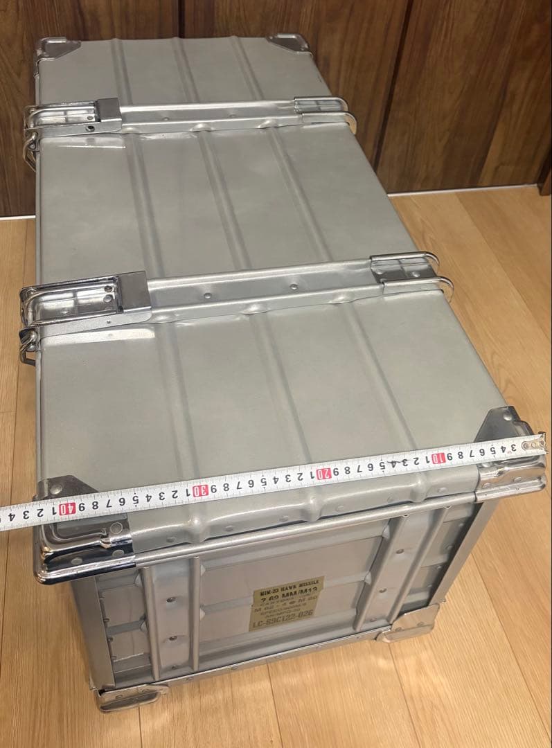 アルミコンテナ　折り畳み　レア