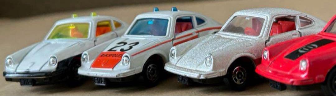 日本製 トミカ ポルシェ911S 4台セット