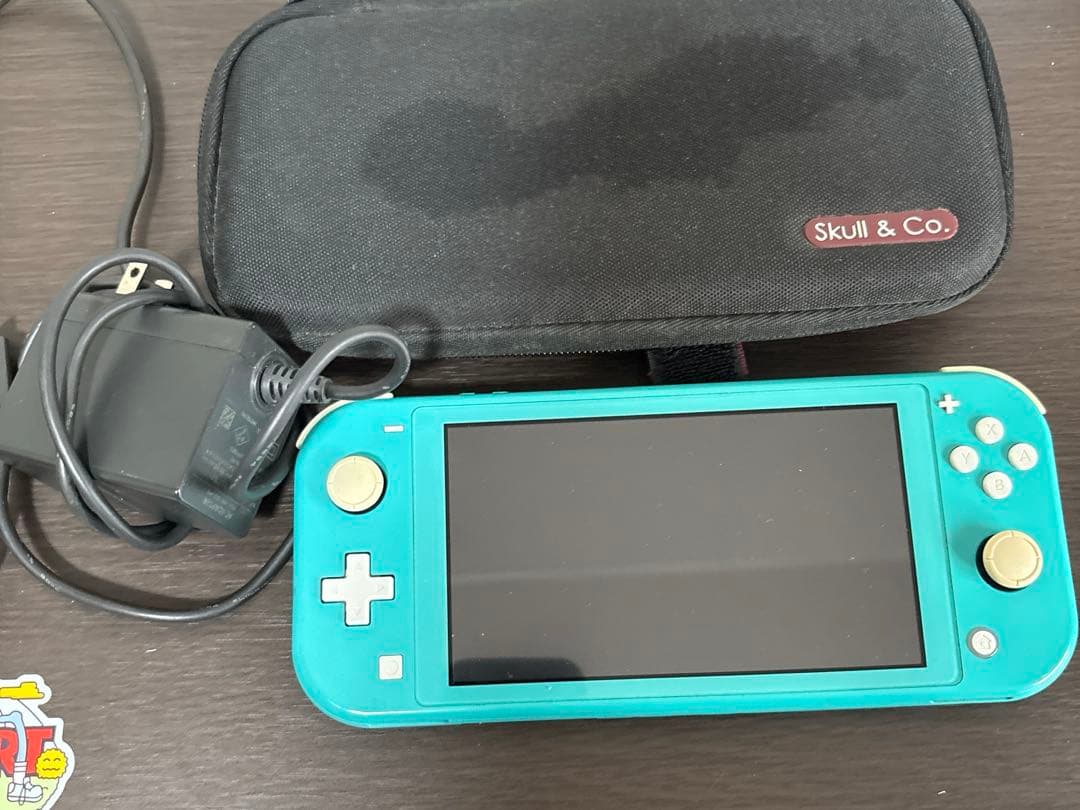 Switch Lite ターコイズ+正規充電器+ケース