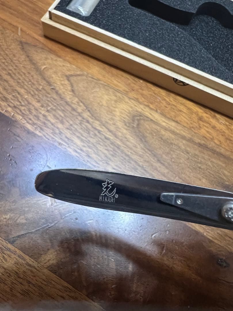 美品:未使用　HIKARI ニッパー　木製ボックス付き