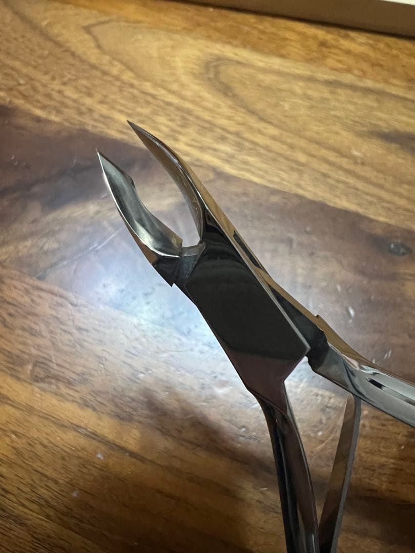 美品:未使用　HIKARI ニッパー　木製ボックス付き