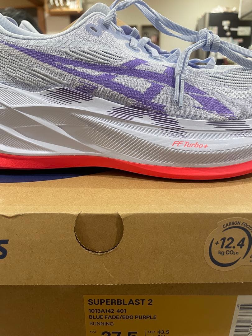 ASICS SUPERBLAST 2 ブルーフェード/エドパープル 27.5