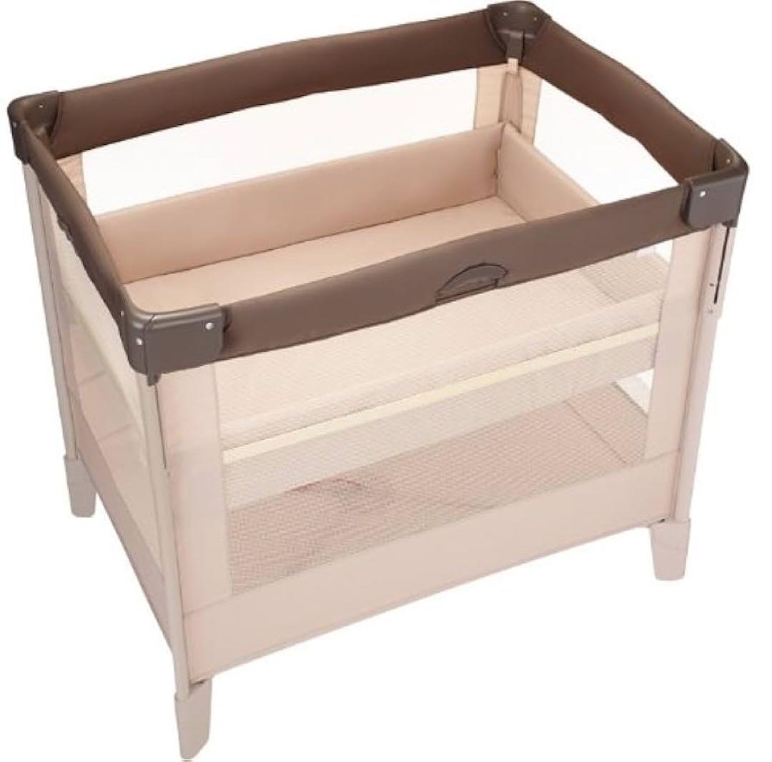 アップリカ　Aprica 折り畳み ベビーベッド ココネル ブラウン