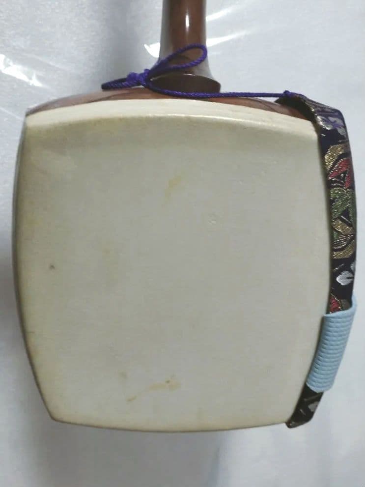 細棹（長唄）三味線　セット　破れなし　三つ折り棹　練習用