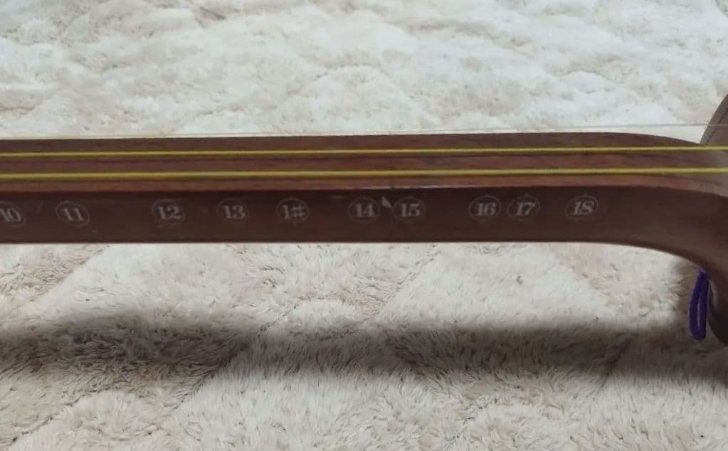 細棹（長唄）三味線　セット　破れなし　三つ折り棹　練習用