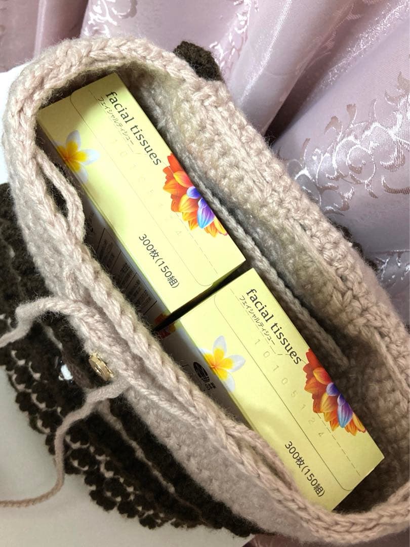 ♥️手編み♥️ハンドメイド♥️フリルリュックバッグ♥️数量限定♥️