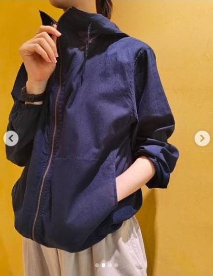 2023ババグーリトラベル☆未使用✩ミルコットン薄手のパーカー　ヨーガンレール