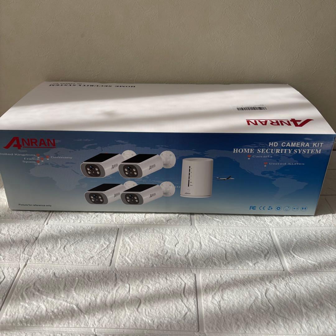 ❤️1品限り❤️防犯カメラ ソーラーパネル一体型 4台セット 400万画素 電源不要