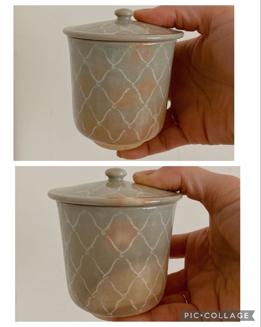 十四代　坂倉新兵衛　萩焼　聴泉庵　茶碗　蓋付き　湯呑み