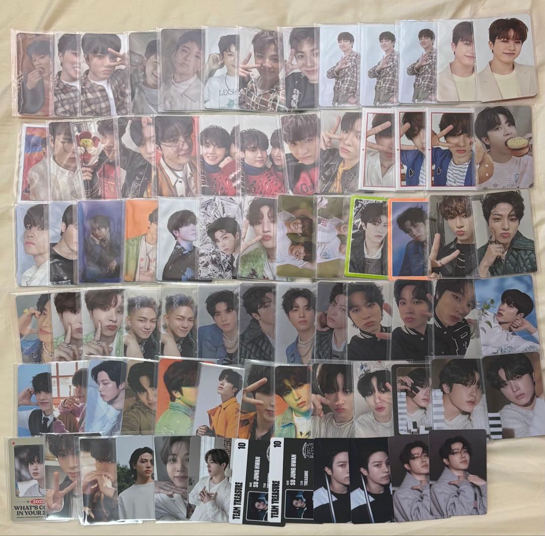 treasure ジョンファン トレカ 缶バッジ ドール アクスタ