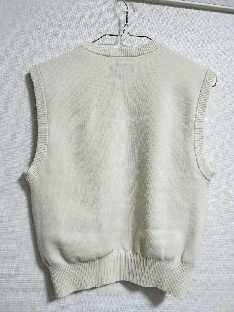 UNITED ARROWS 3D フラワーモチーフ ノースリーブ ニットベスト