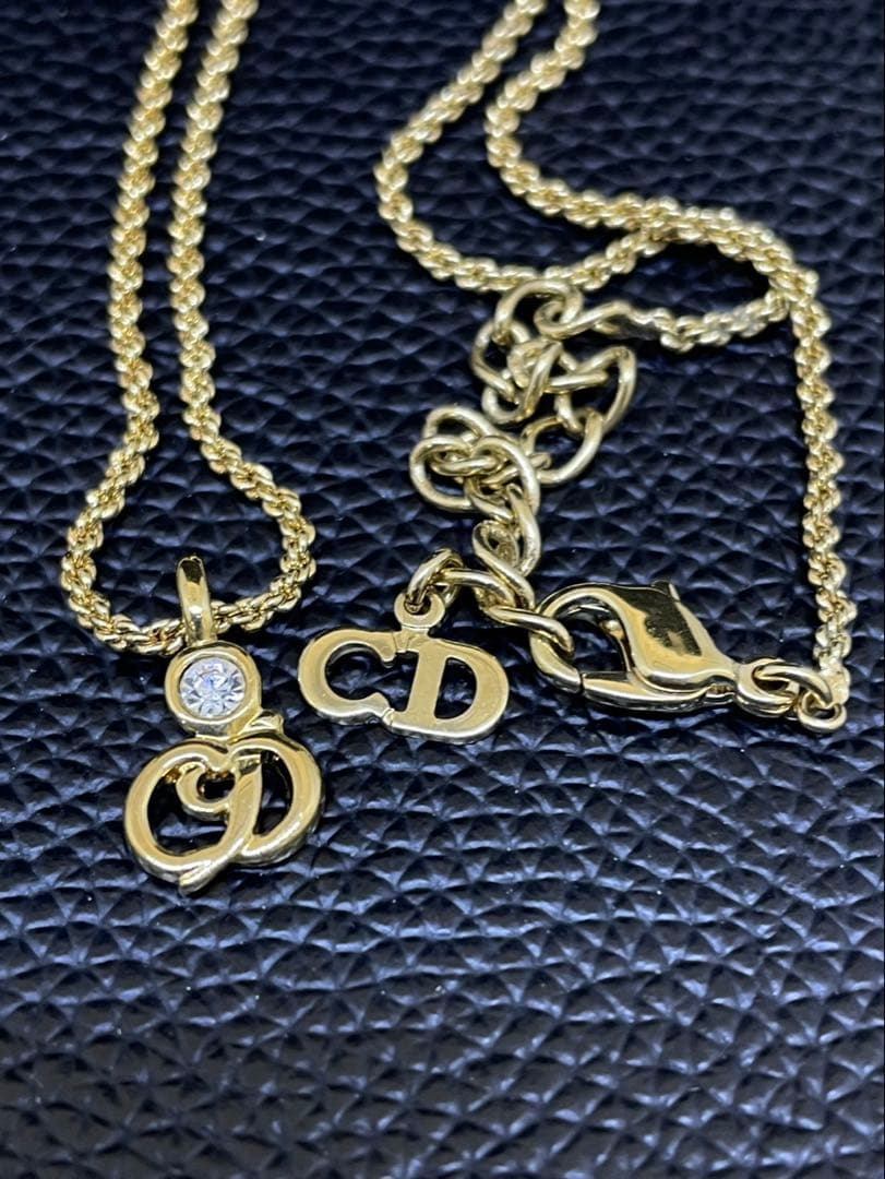 Christian Dior CDロゴ　ヴィンテージ　デザインネックレス